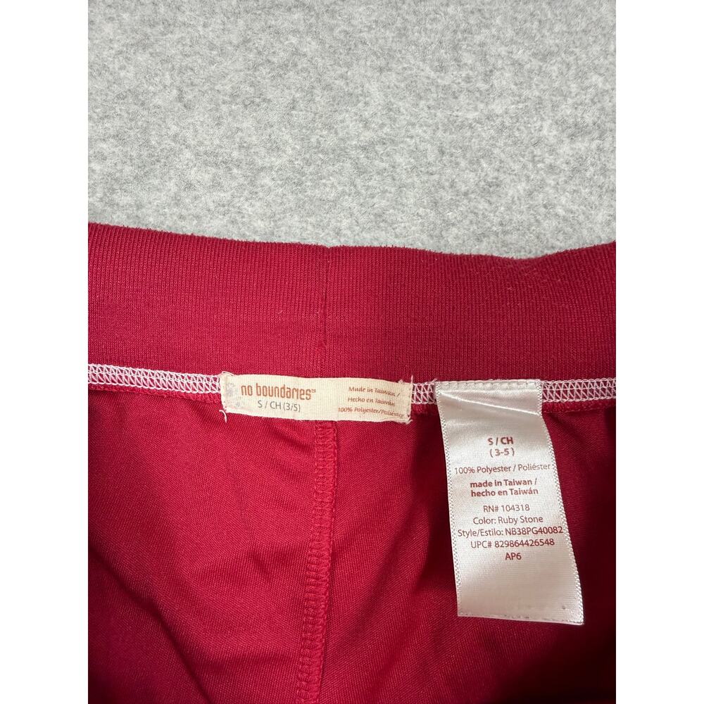 2000s No Boundaries Juniors Womens Size S Red Jersey Shorts - Picture 3 of 7